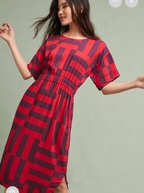 Dusen Dusen Parquet Midi Dress
